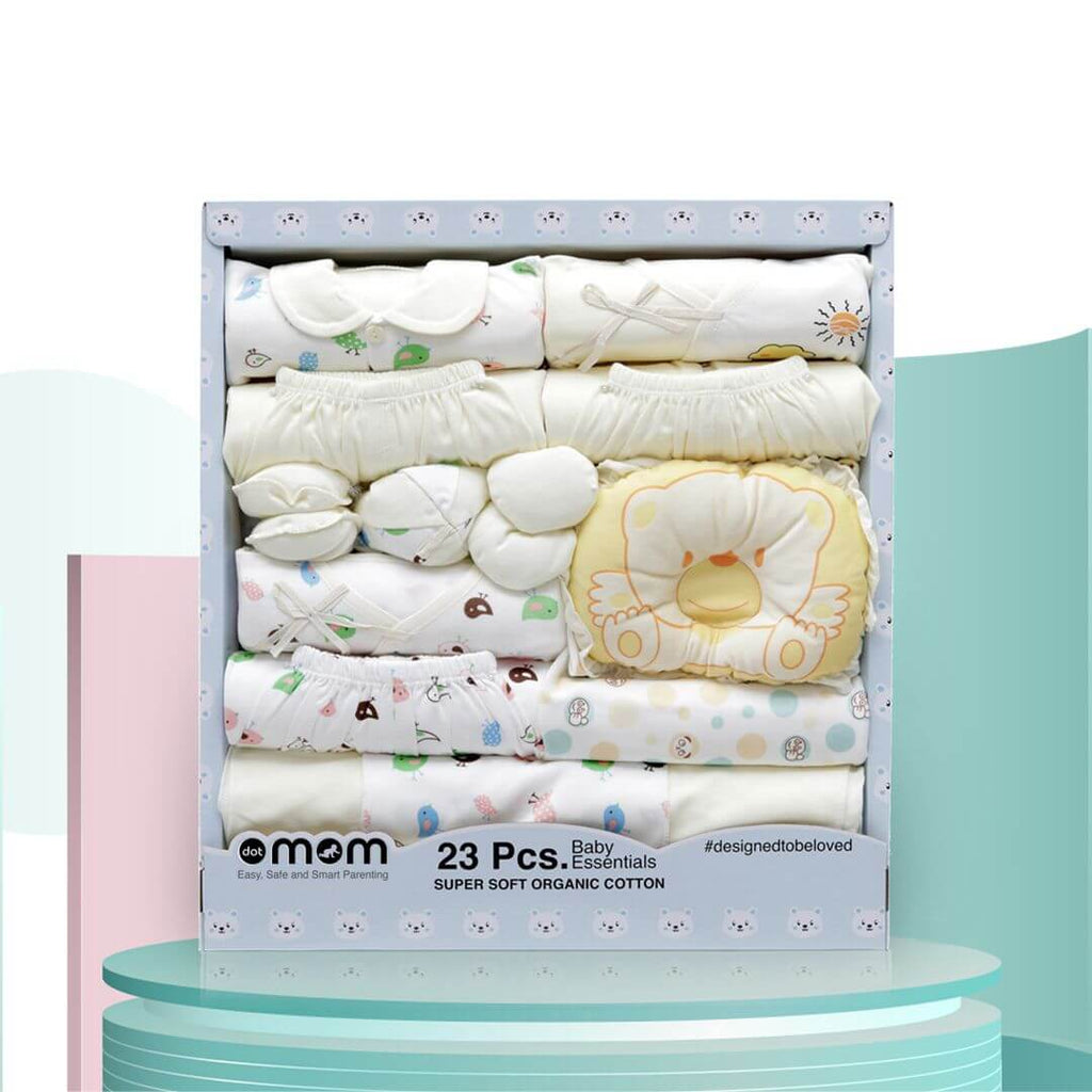 23 Pcs Organic Cotton Cloth Set - DOTMOM