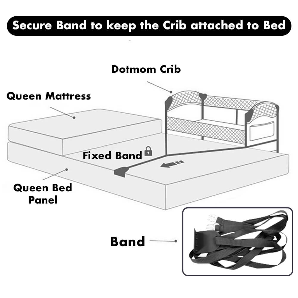 Bed-Side Convertible Smart Crib - DOTMOM